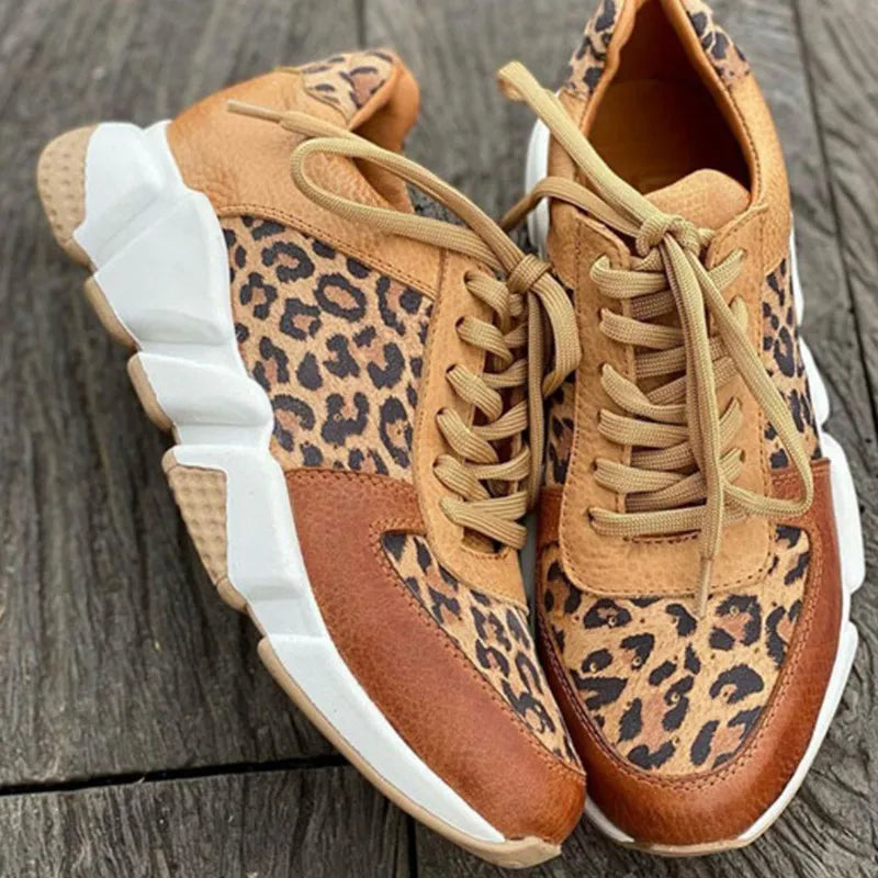 Helene - Comfortable leopard shoes