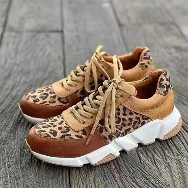 Helene - Comfortable leopard shoes