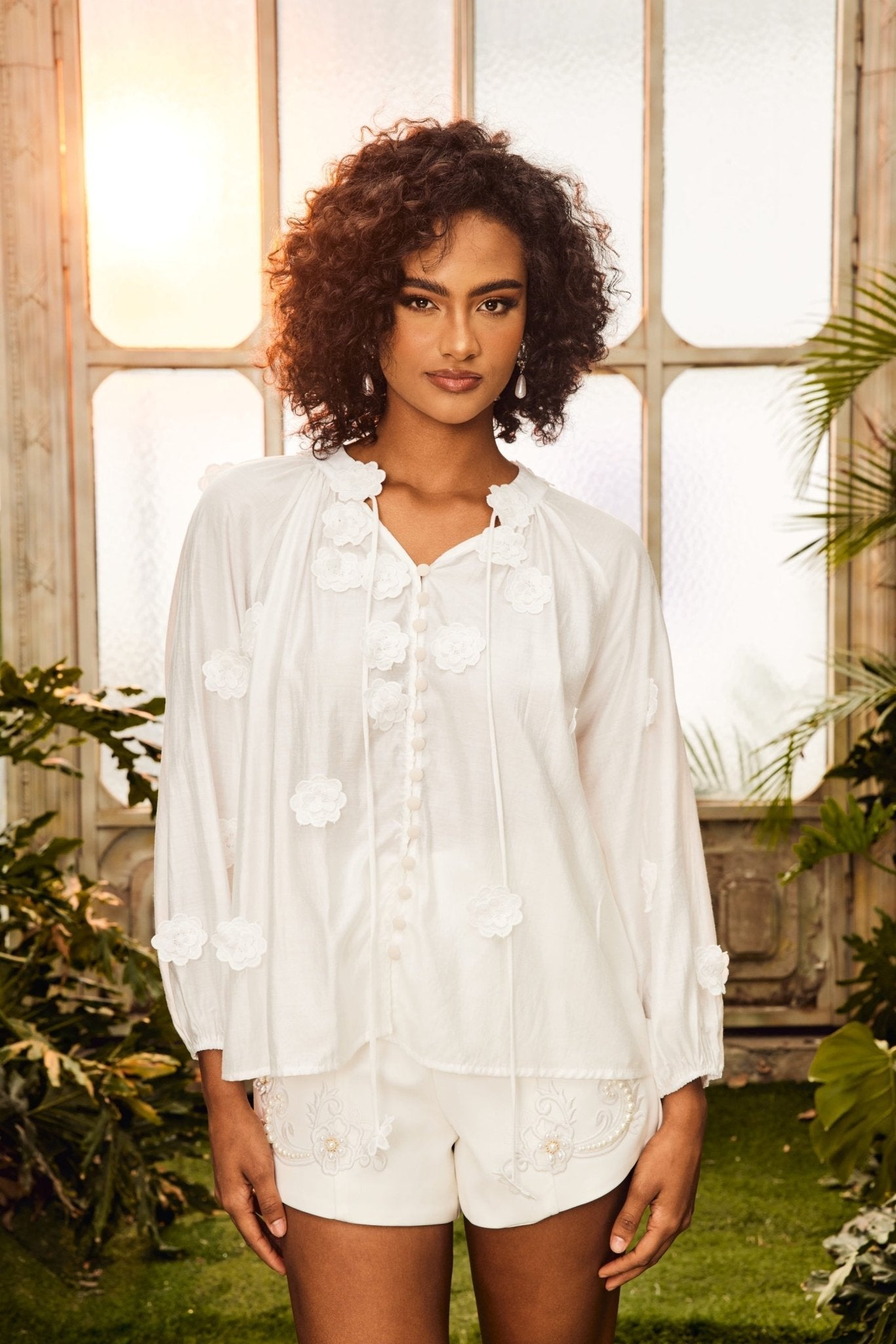 ELA™ | Floral Blouse