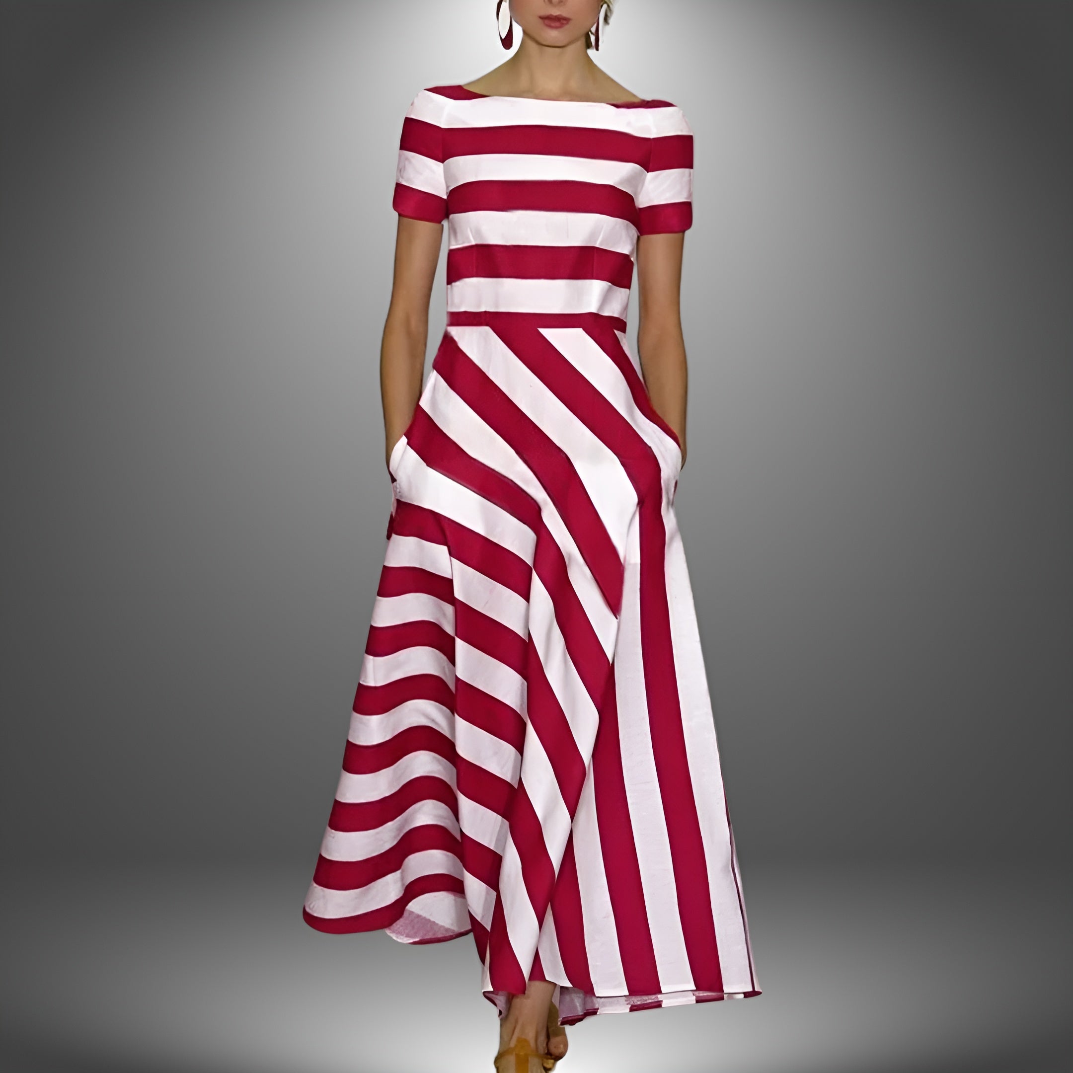 Elisa - Striped Dress