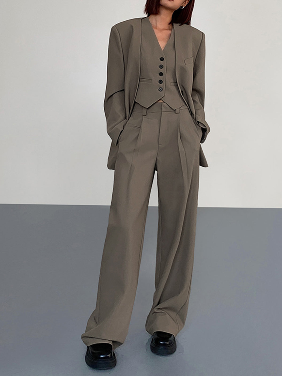 ELA™ | Business Casual Pleat Dress Pants