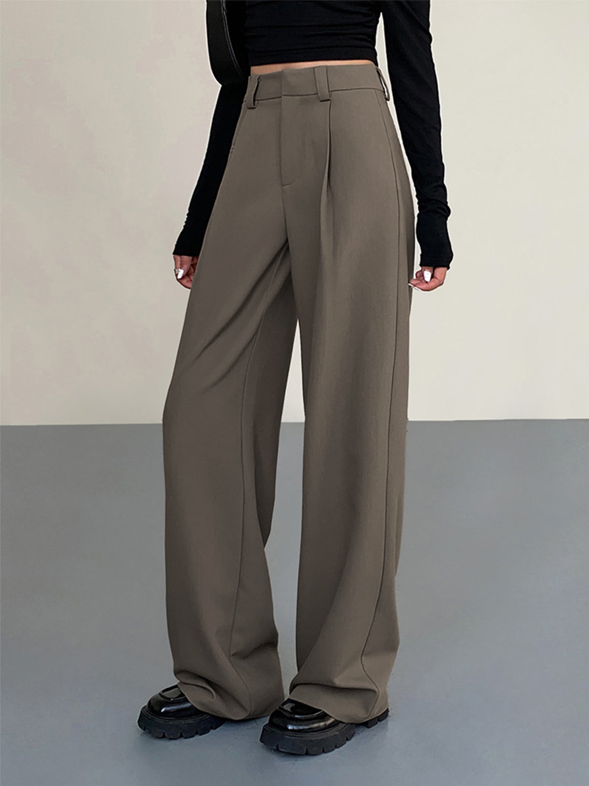 ELA™ | Business Casual Pleat Dress Pants