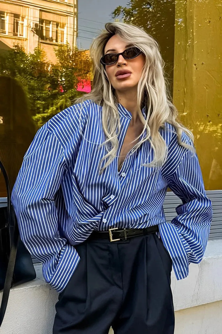 ELA™ | Striped Blouse