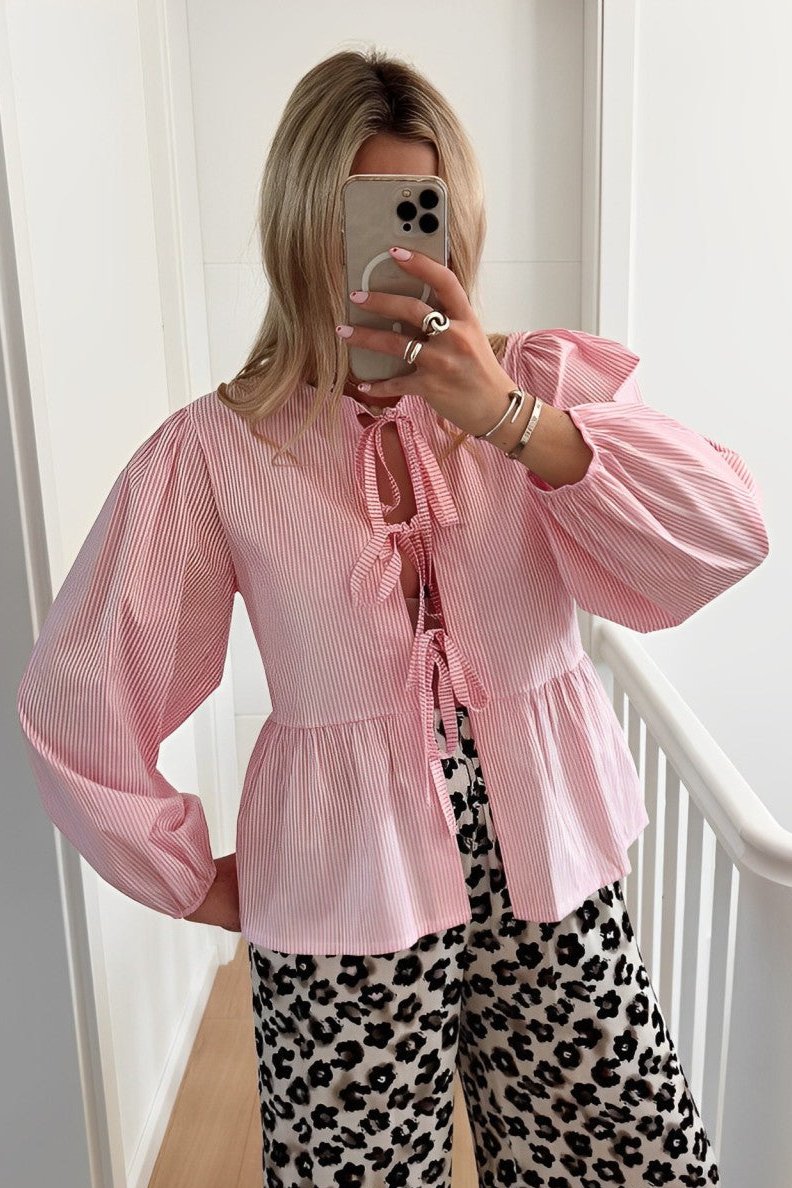 ELA™ | Striped Blouse