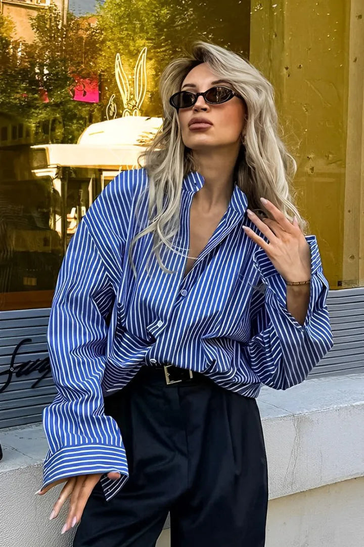 ELA™ | Striped Blouse