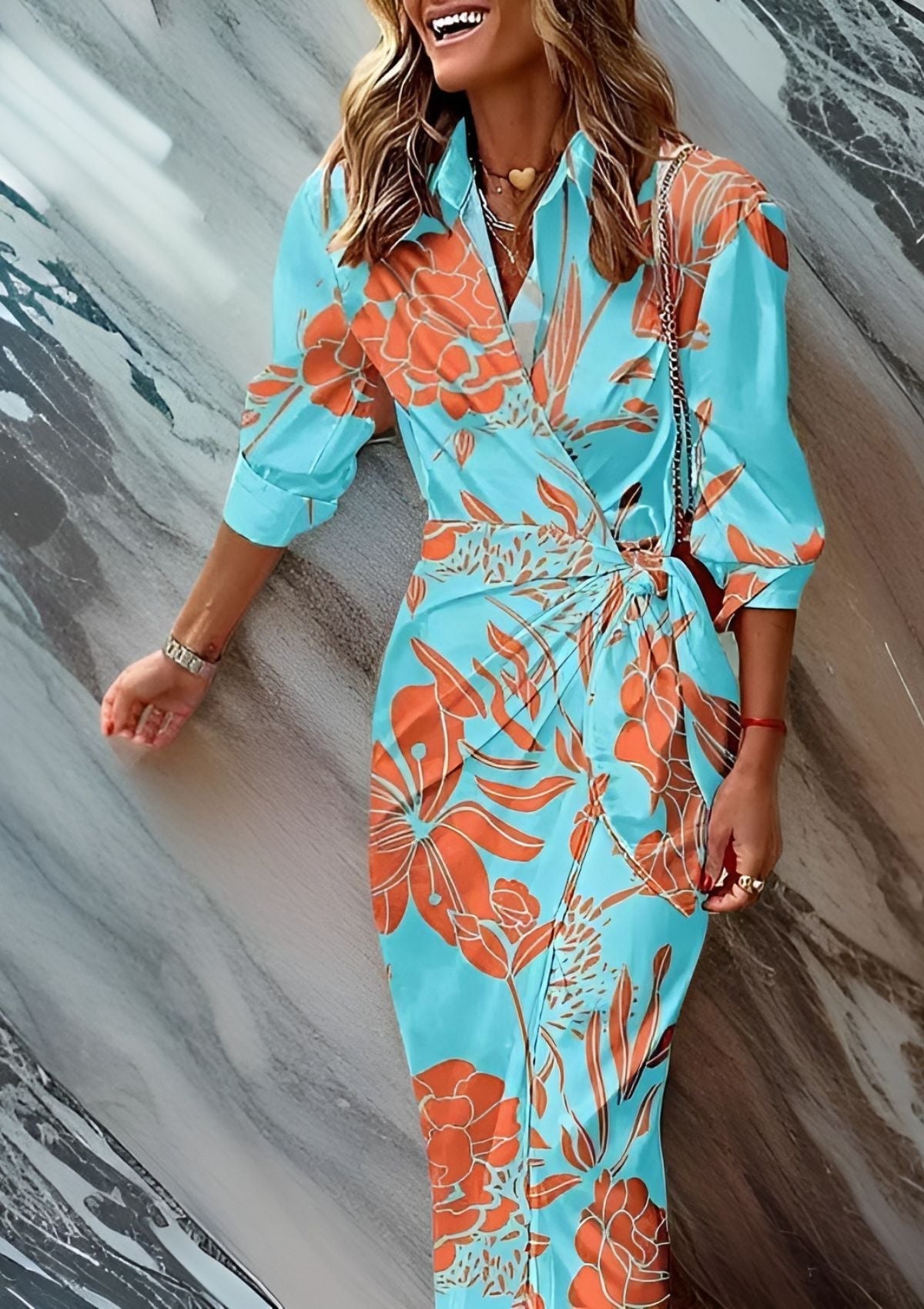 Victoria - Elegant Wrap Dress