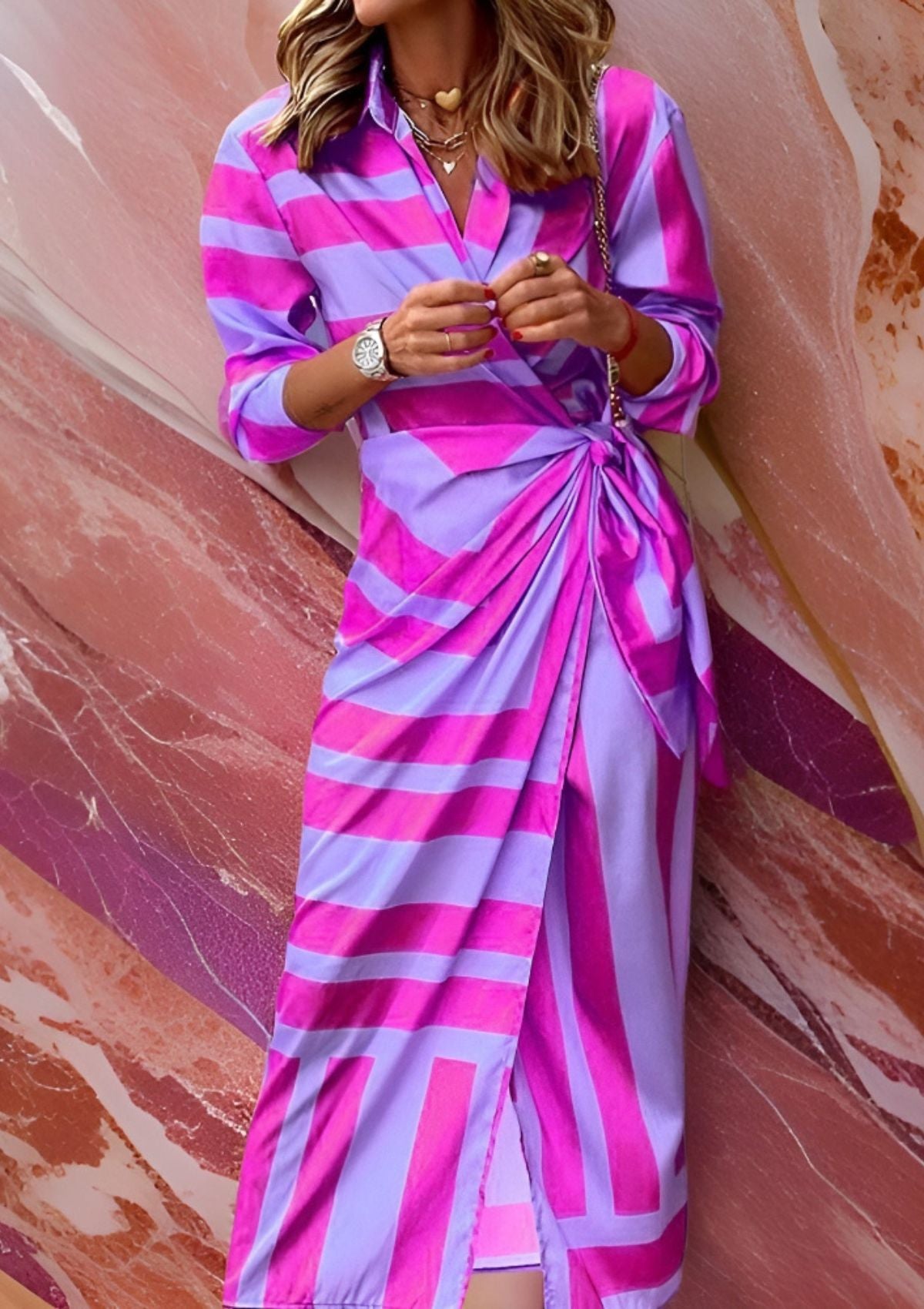 Victoria - Elegant Wrap Dress