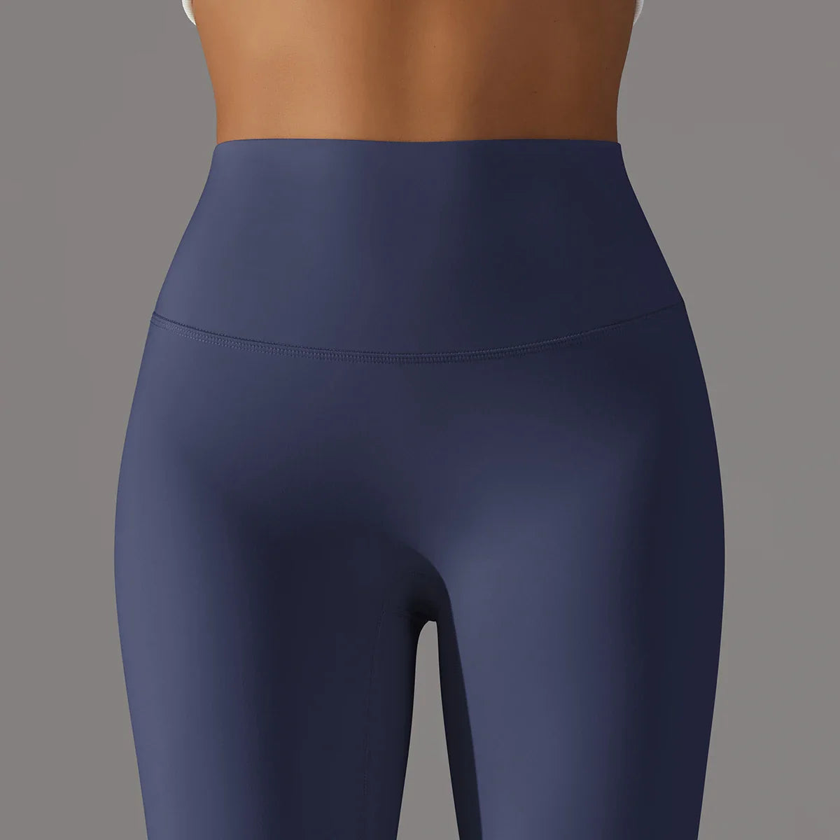 EXCLUSIVE™ High-Waisted Seamless Leggings Blue Grey