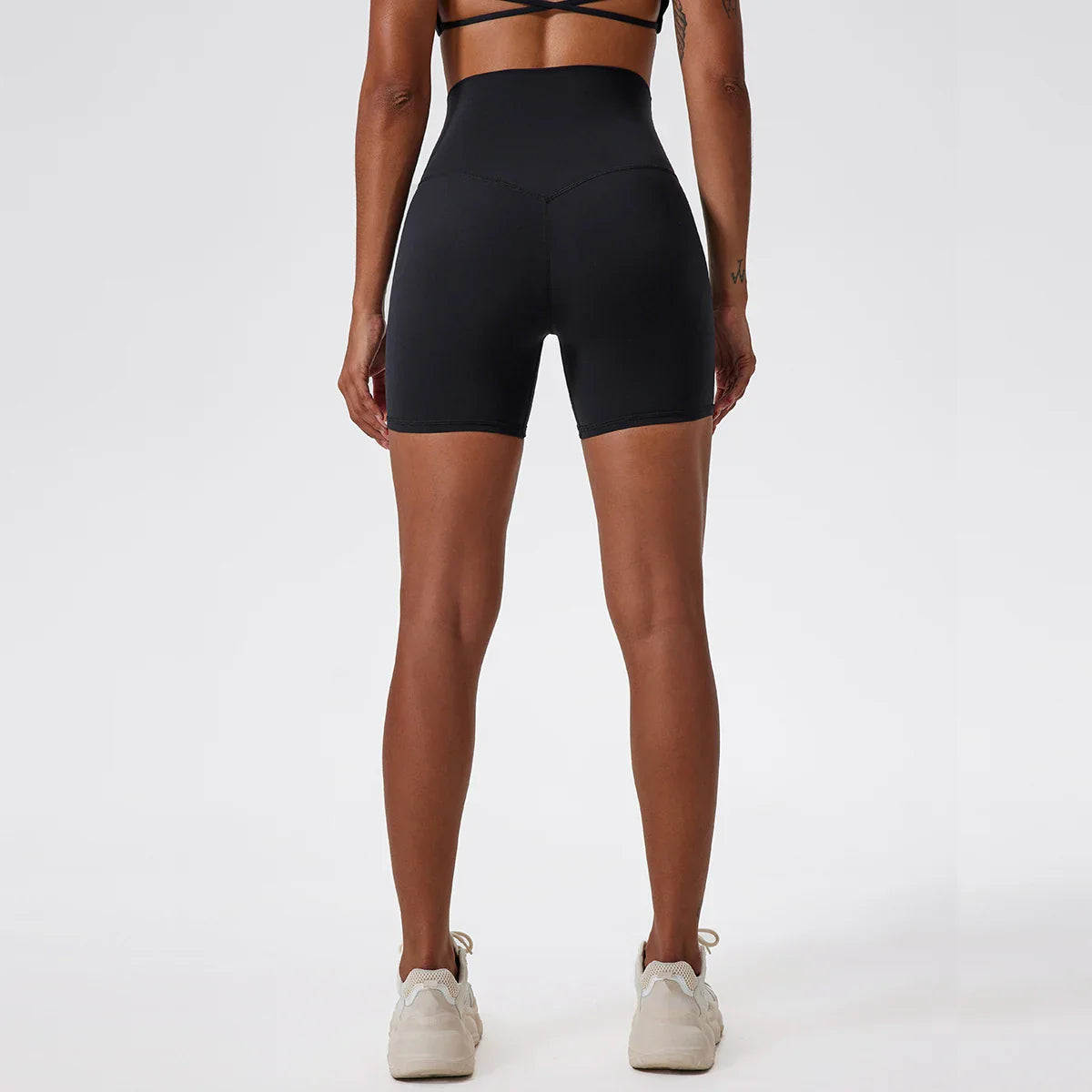 ACTIVE™ High-Waisted Seamless Shorts Coffee