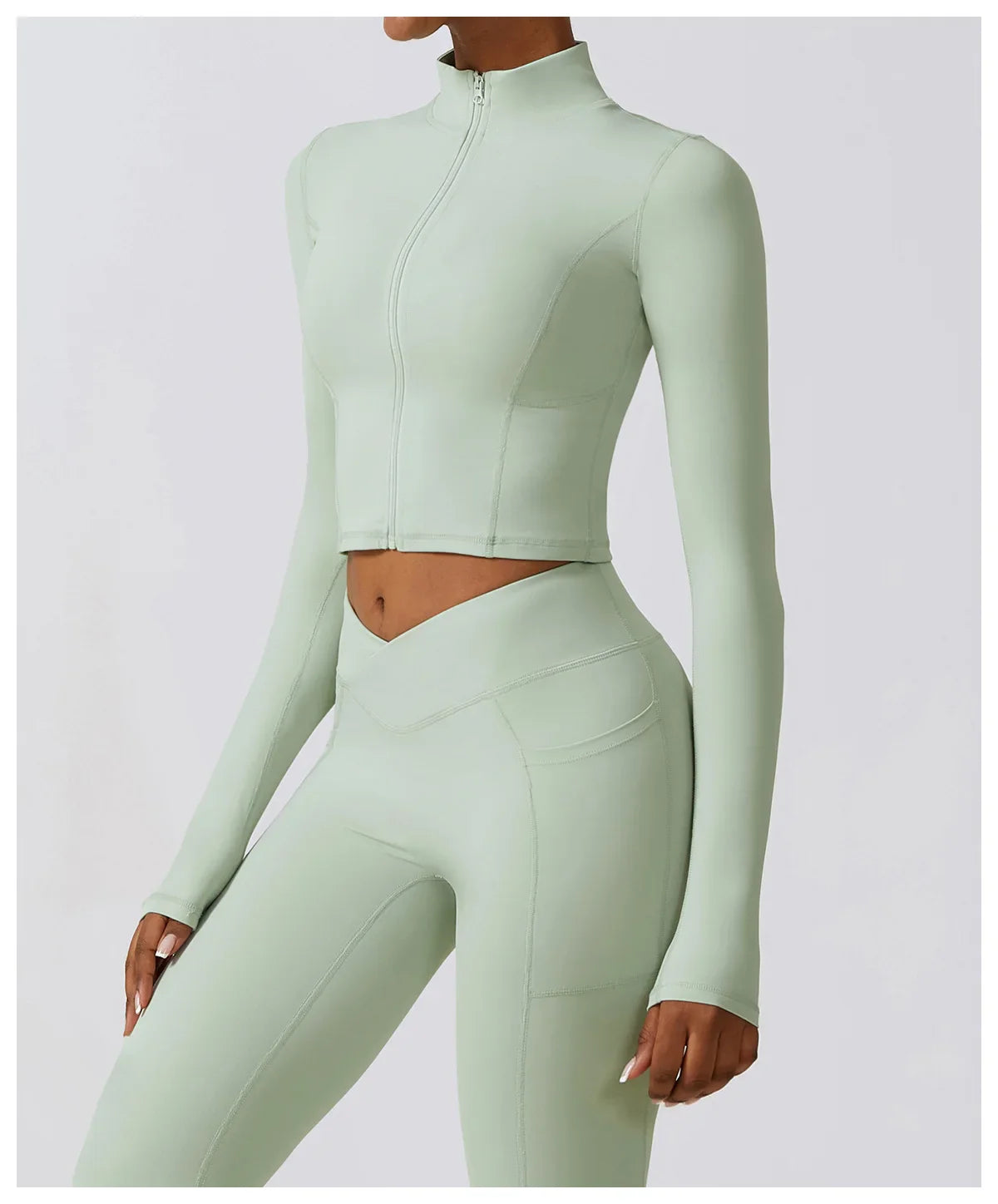 Zip-Up Cropped ACTIVE™ Jacket