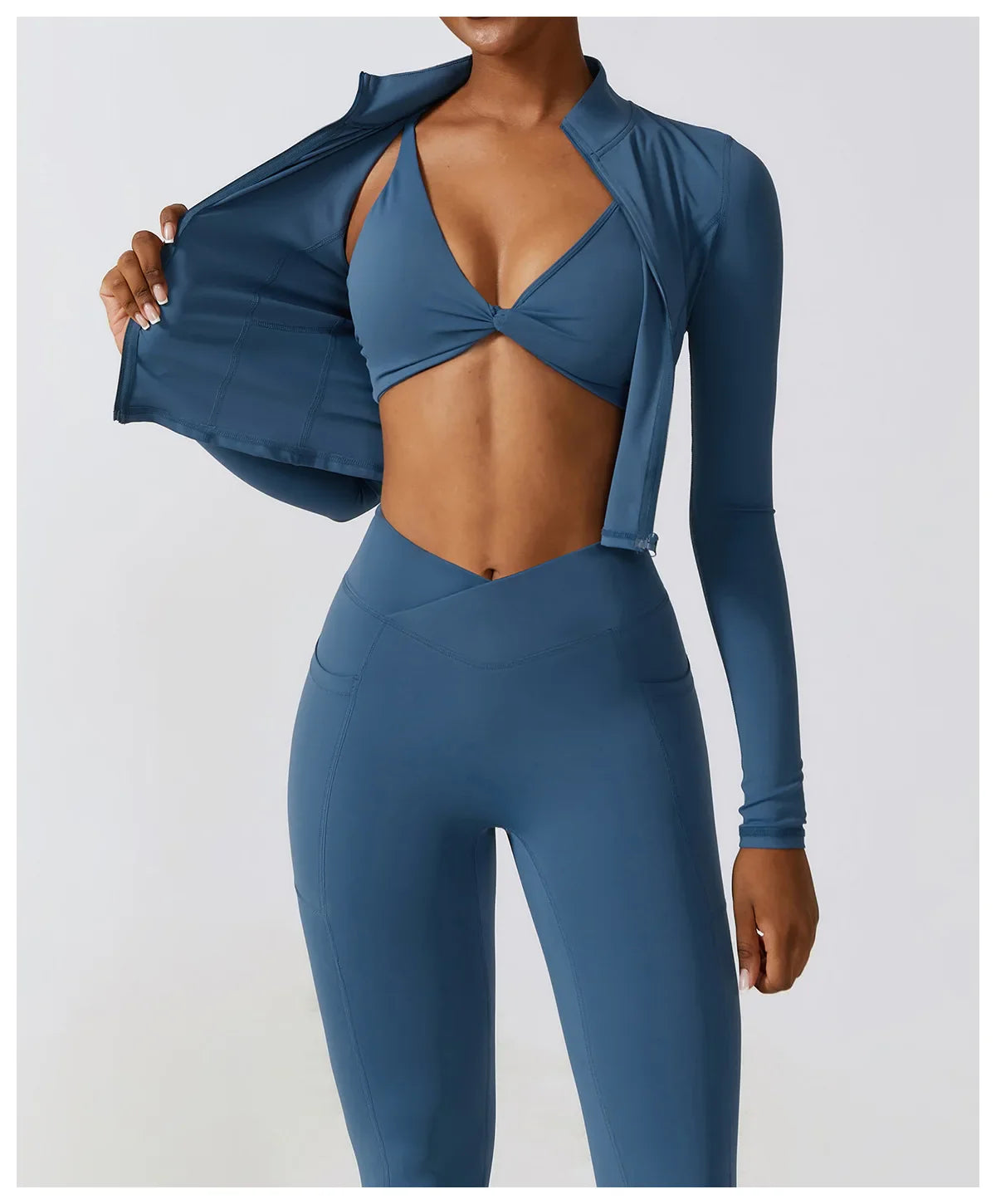Zip-Up Cropped ACTIVE™ Jacket