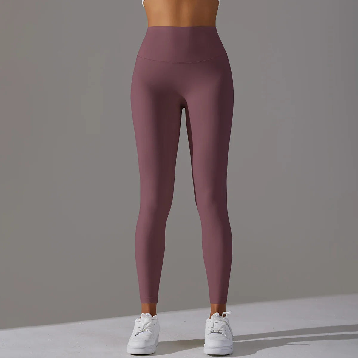 EXCLUSIVE™ High-Waisted Seamless Leggings Blue Grey