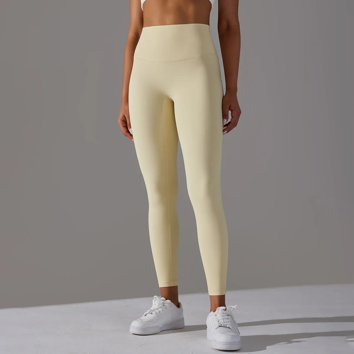 EXCLUSIVE™ High-Waisted Seamless Leggings Blue Grey