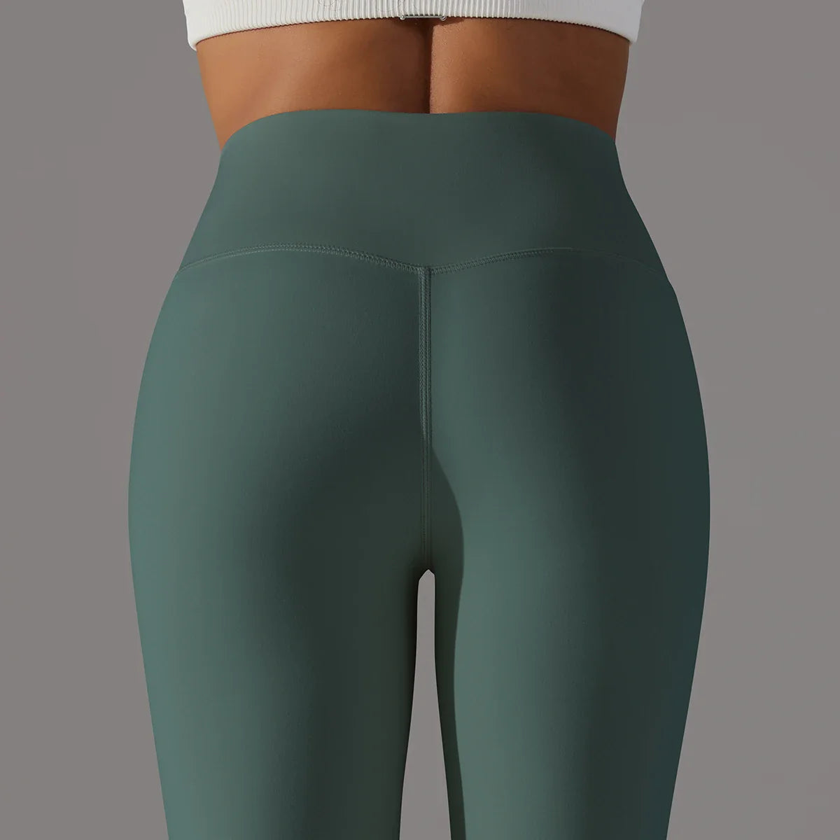 EXCLUSIVE™ High-Waisted Seamless Leggings Blue Grey