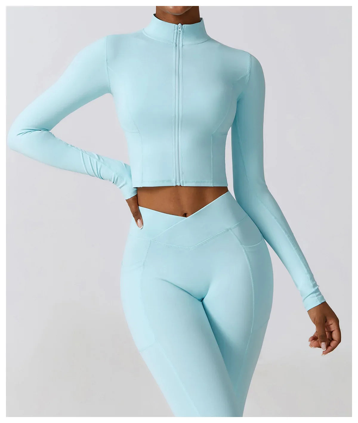 Zip-Up Cropped ACTIVE™ Jacket