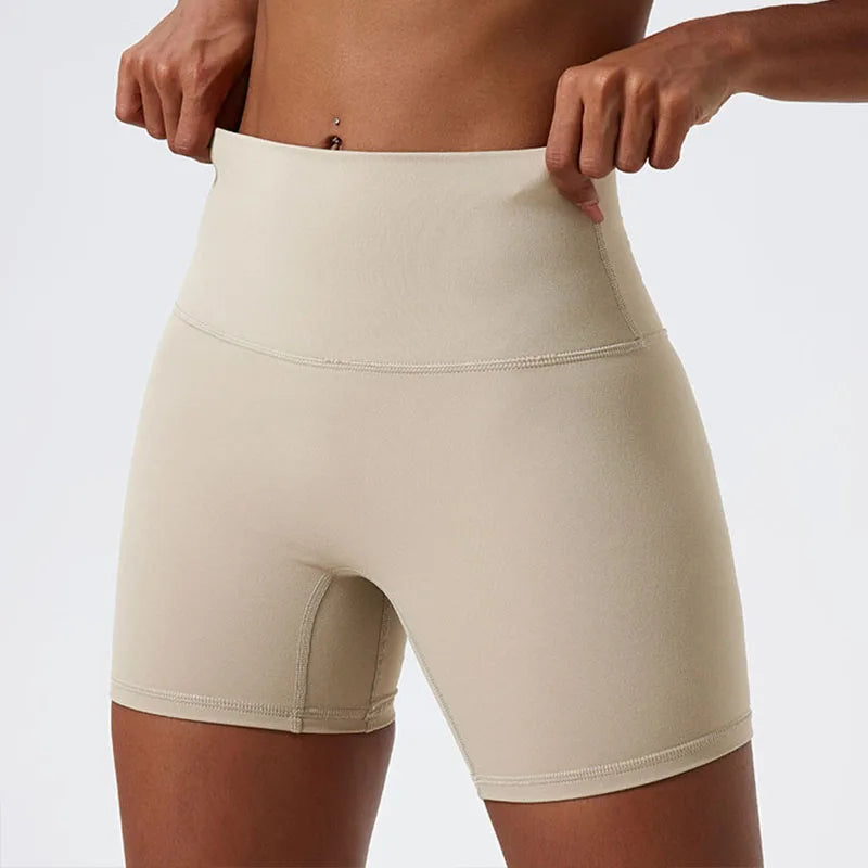 ACTIVE™ High-Waisted Seamless Shorts Light Khaki