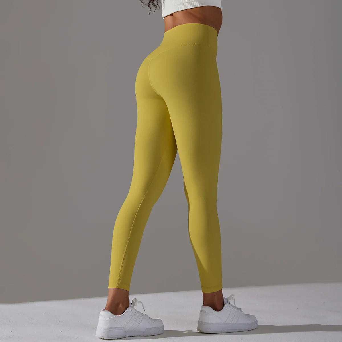 EXCLUSIVE™ High-Waisted Seamless Leggings Blue Grey
