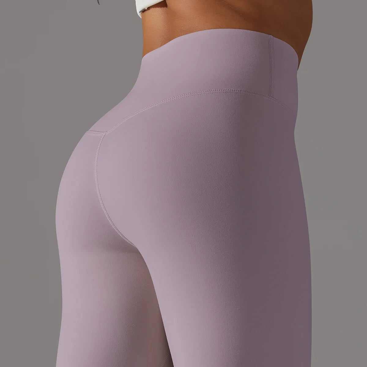 EXCLUSIVE™ High-Waisted Seamless Leggings Blue Grey