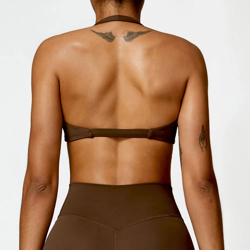ACTIVE™ Halter Sports Bra Ocean