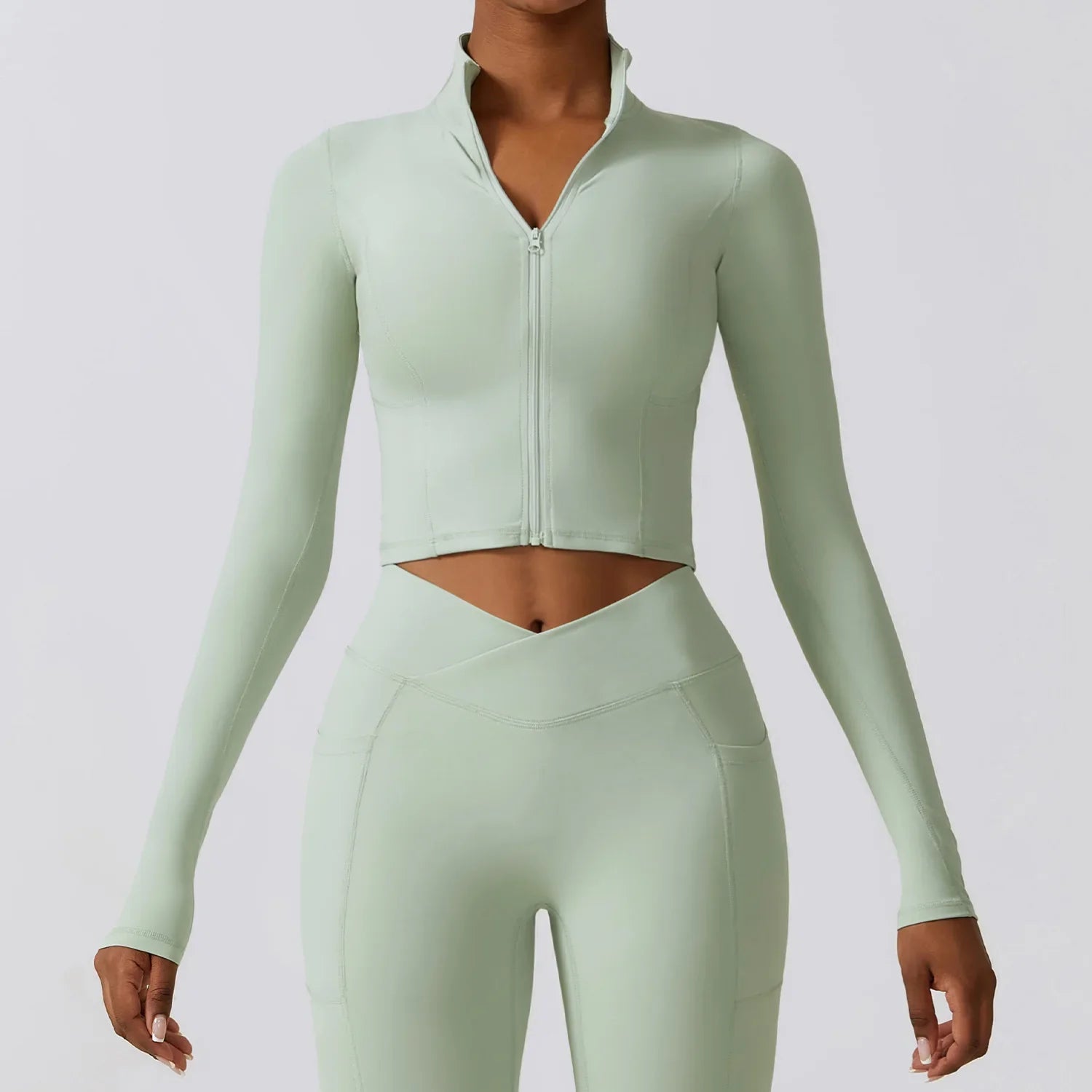Zip-Up Cropped ACTIVE™ Jacket