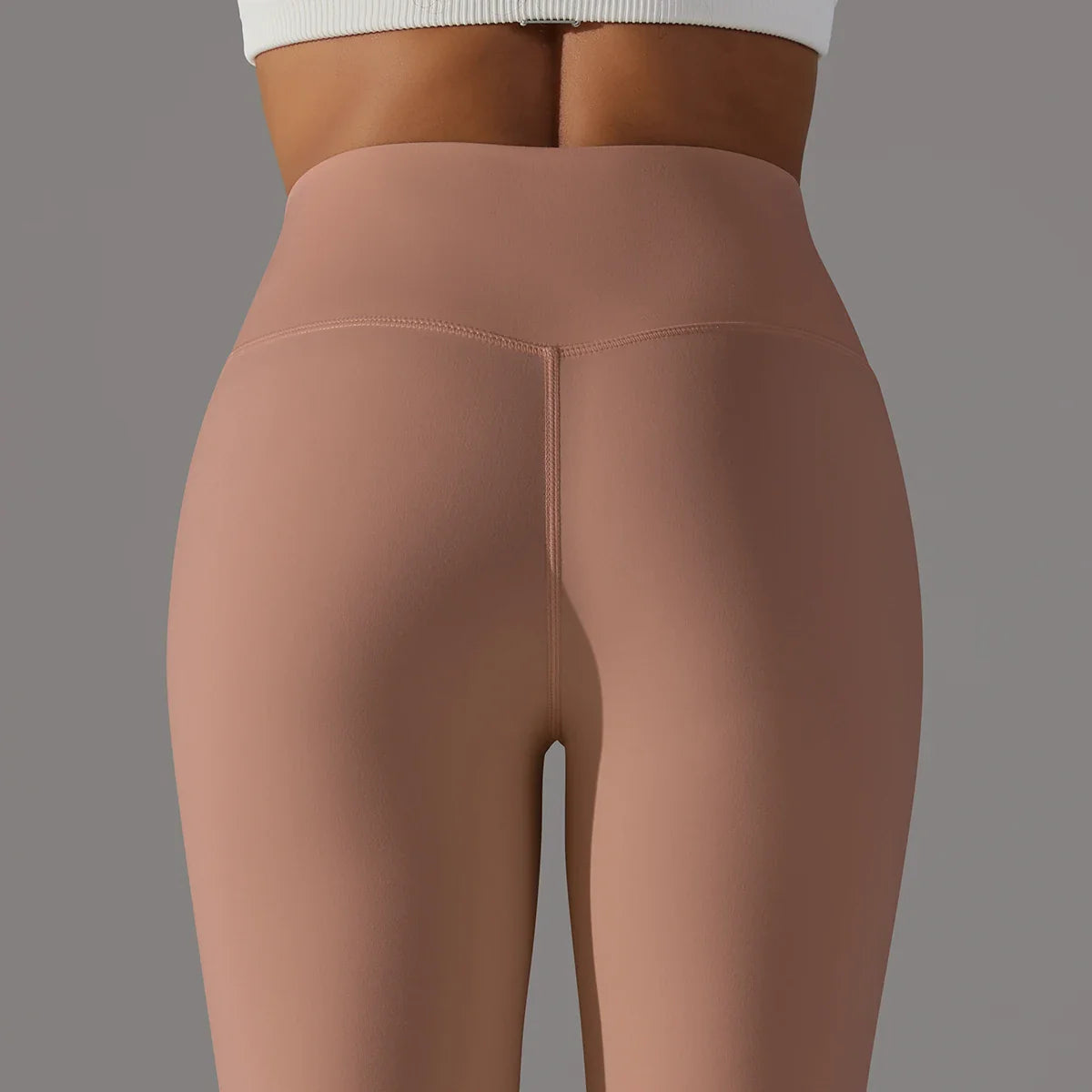 EXCLUSIVE™ High-Waisted Seamless Leggings Blue Grey