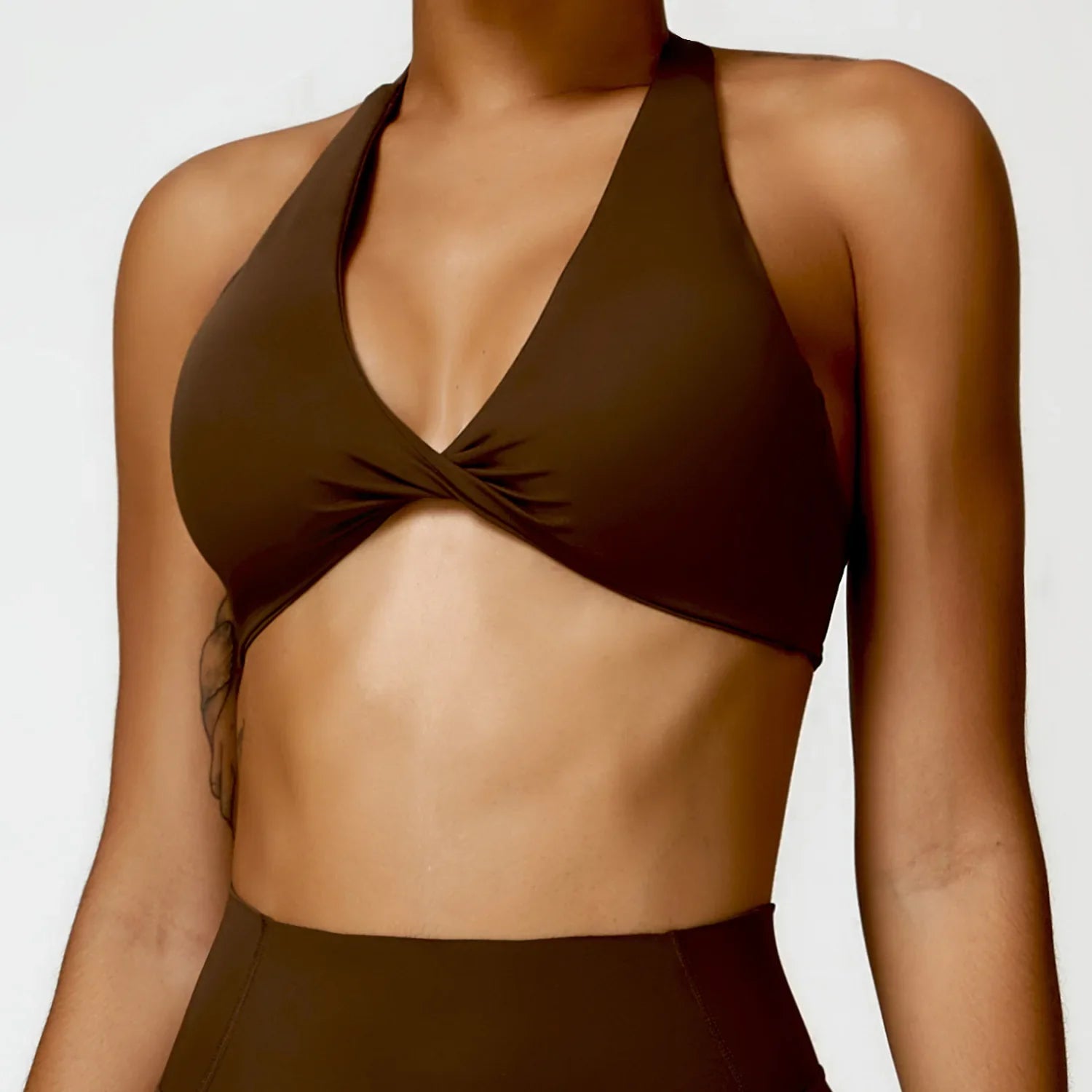 ACTIVE™ Halter Sports Bra Ocean