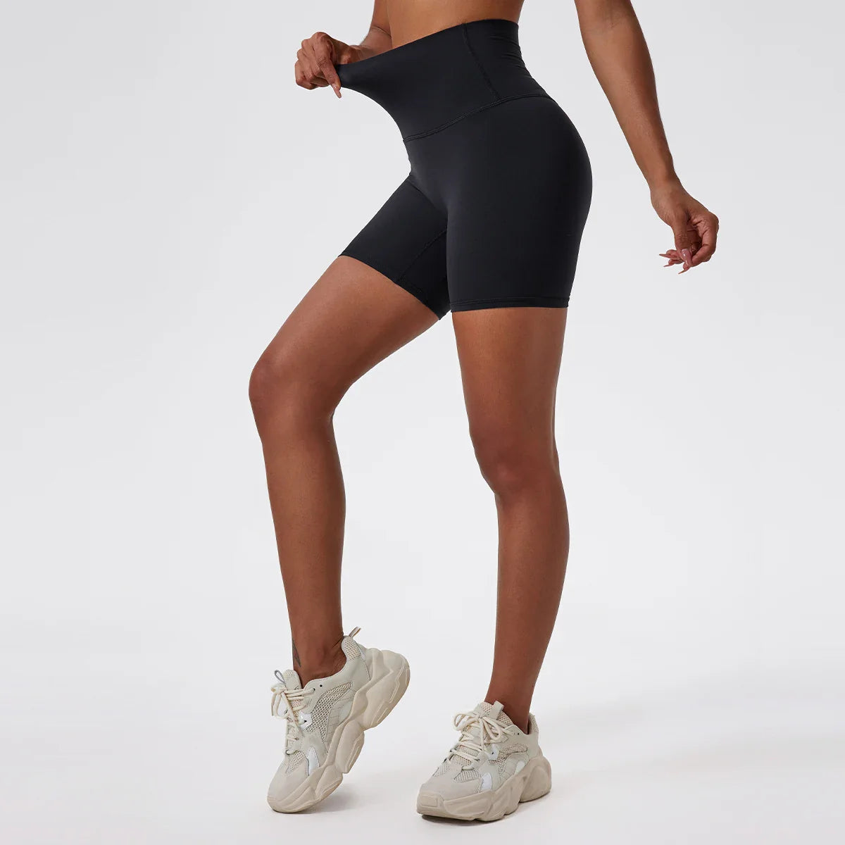 ACTIVE™ High-Waisted Seamless Shorts Soot
