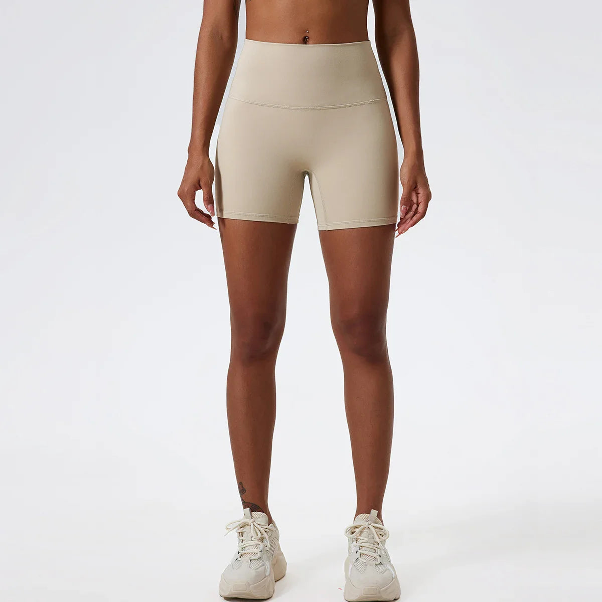 ACTIVE™ High-Waisted Seamless Shorts Light Khaki