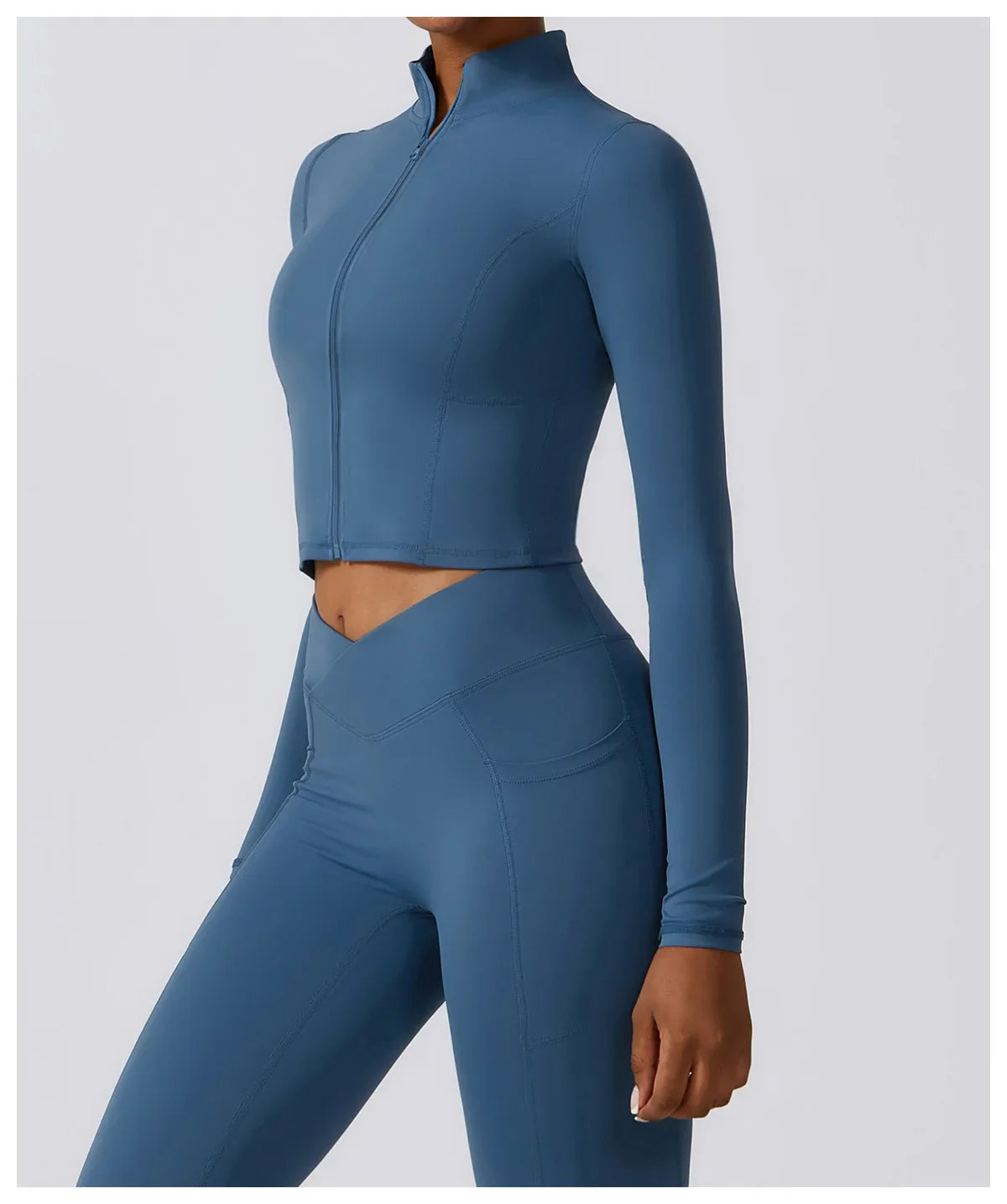 Zip-Up Cropped ACTIVE™ Jacket