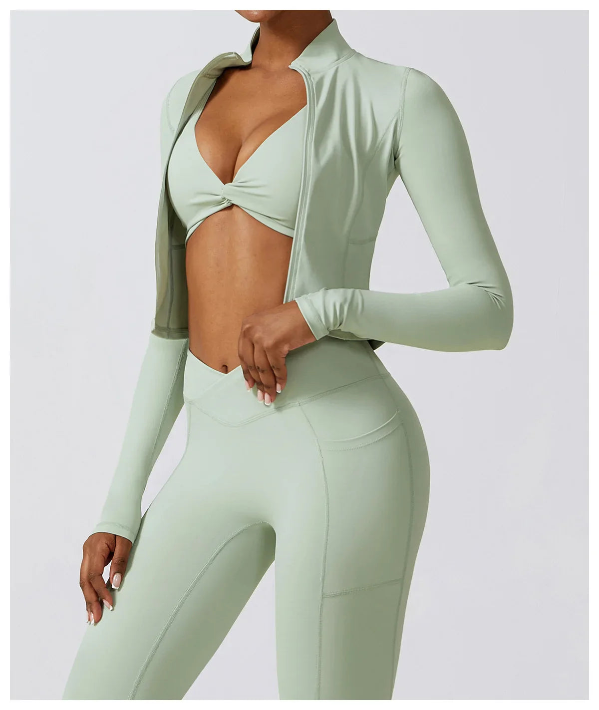 Zip-Up Cropped ACTIVE™ Jacket