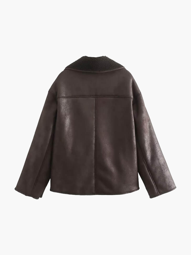 ELA™ | Laila Faux Leather Jacket