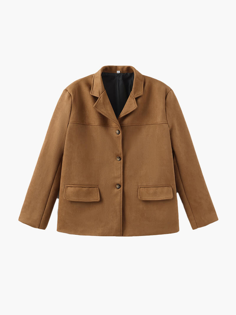 ELA™ | Matilda Faux Suede Jacket