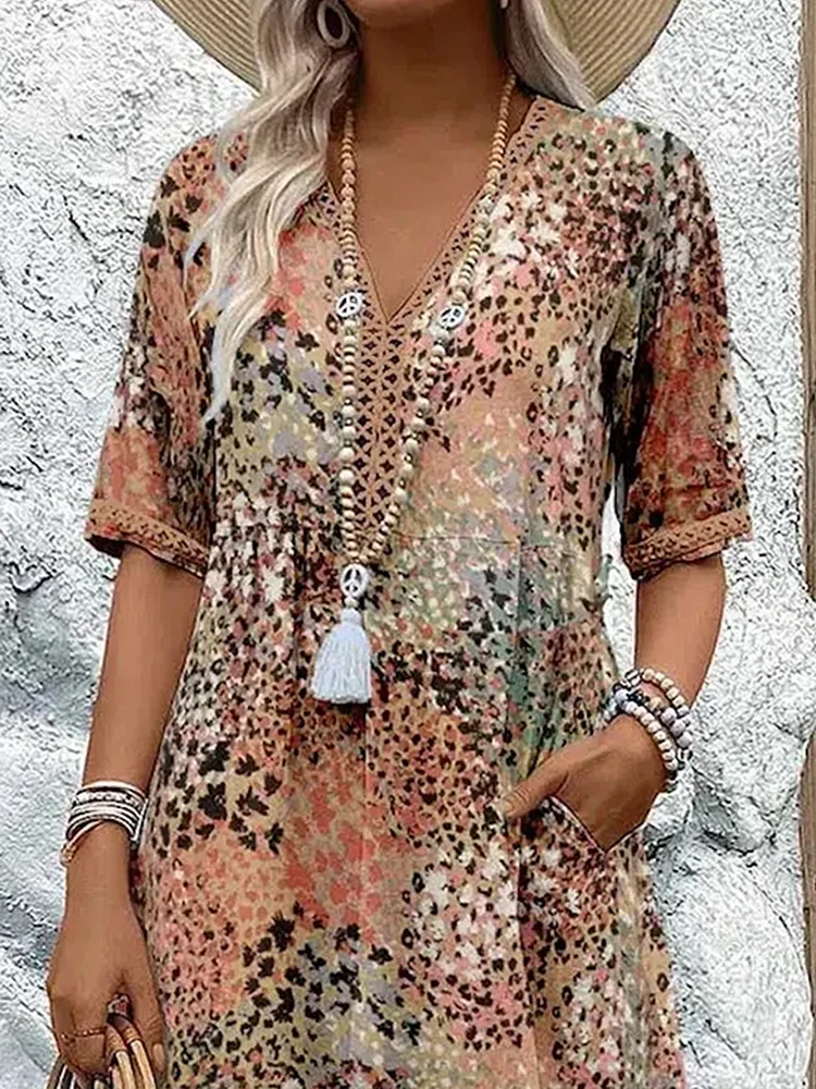 Giselle | Vibrant mid-length dress (Buy 1, Get 2)