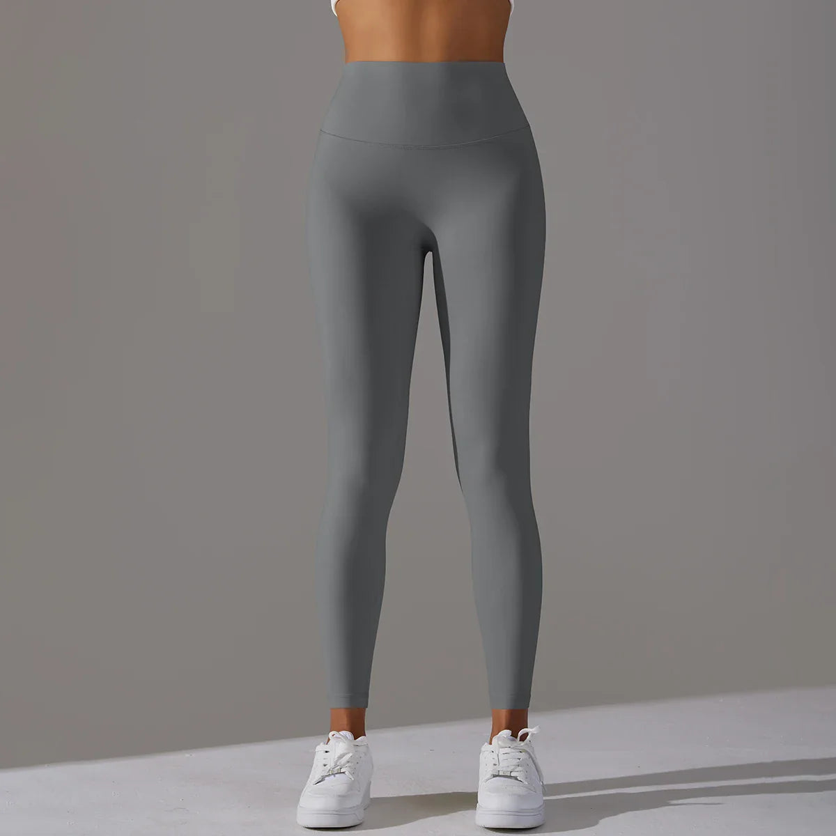 EXCLUSIVE™ High-Waisted Seamless Leggings Blue Grey