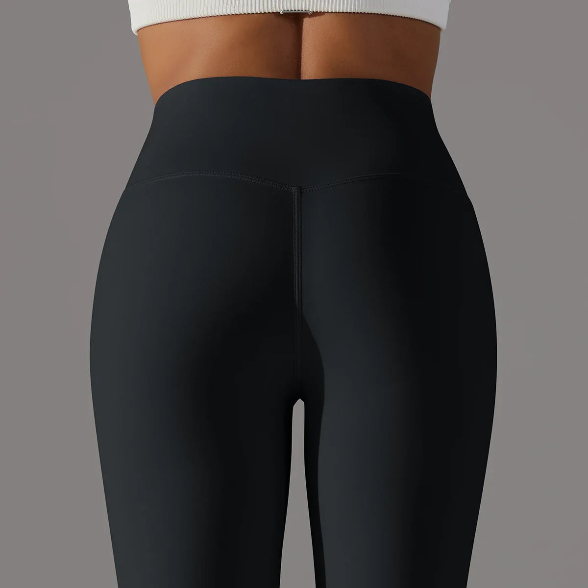 EXCLUSIVE™ High-Waisted Seamless Leggings Blue Grey