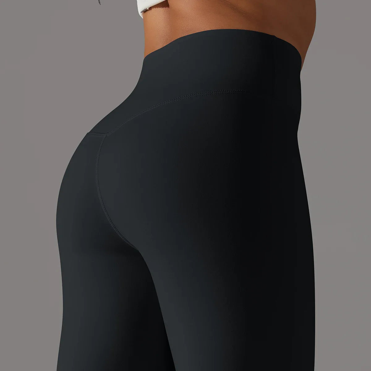 EXCLUSIVE™ High-Waisted Seamless Leggings Blue Grey