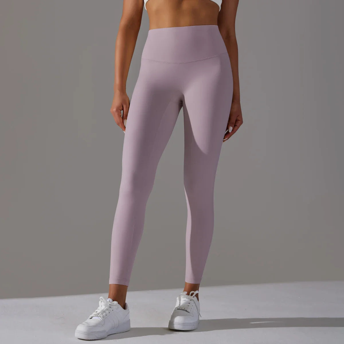 EXCLUSIVE™ High-Waisted Seamless Leggings Blue Grey